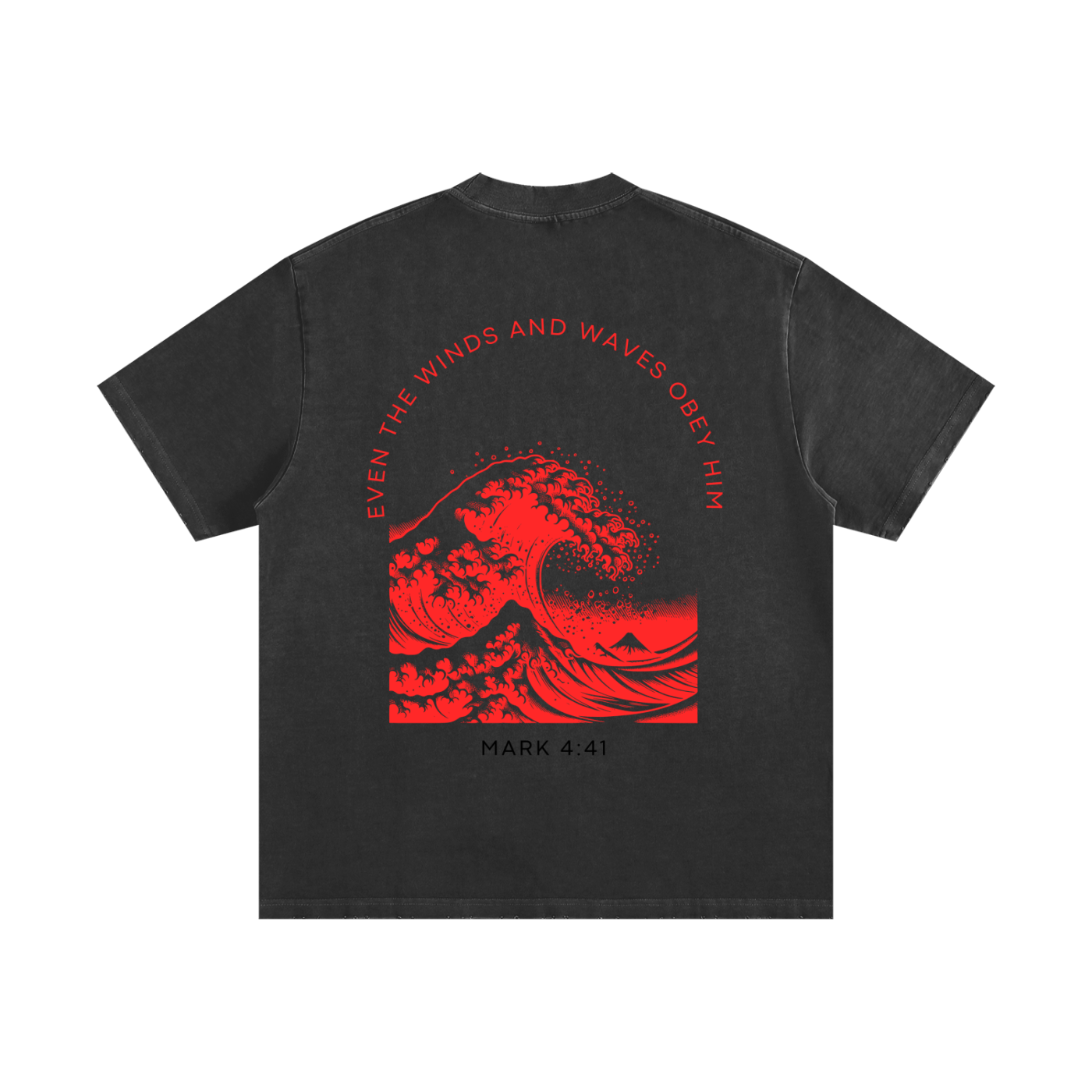 Heavyweight Vintage Washed Frayed T-Shirt