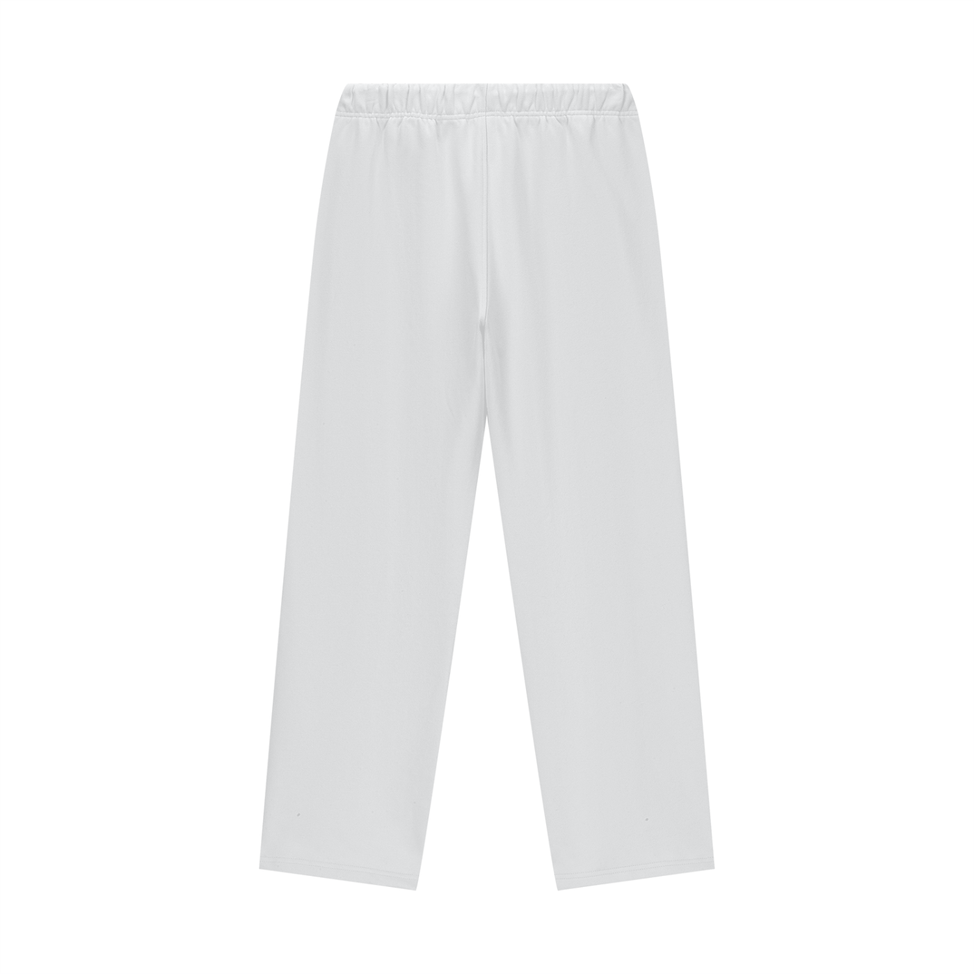 Faithful Blue - Heavyweight Fleece Straight Leg Pants - white