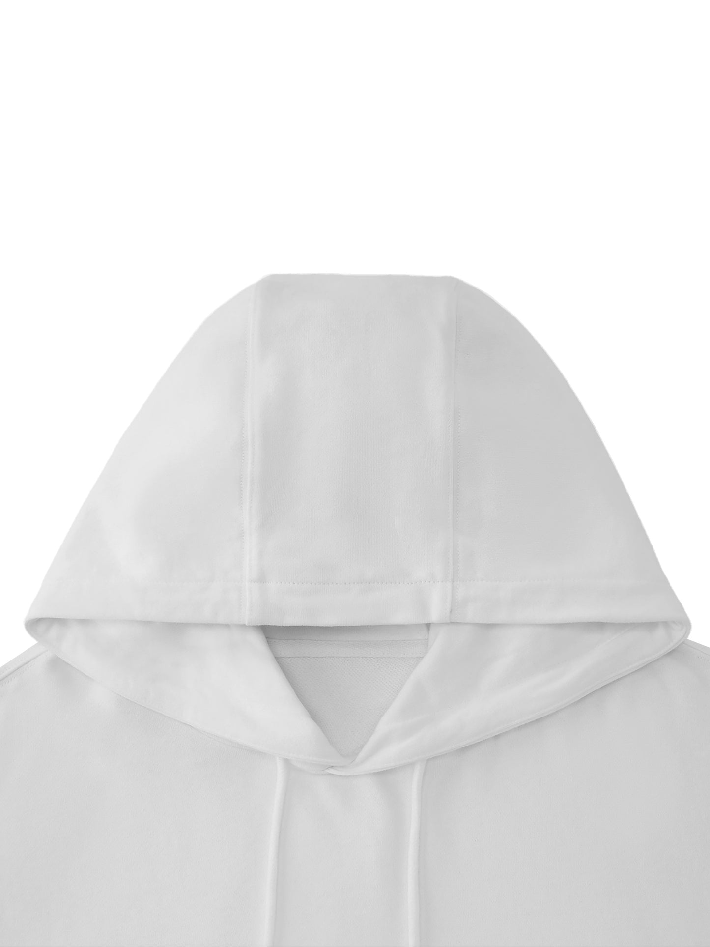 Faithful blue - Basic 100% Cotton Hoodie - white