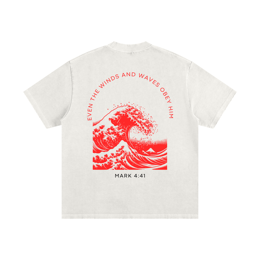 Heavyweight Vintage Washed Frayed T-Shirt