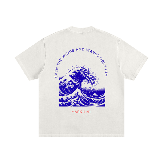 Heavyweight Vintage Washed Frayed T-Shirt